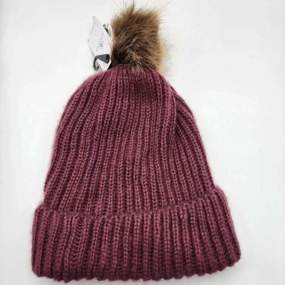 Volcolm Lula Burgundy Beanie NWT
